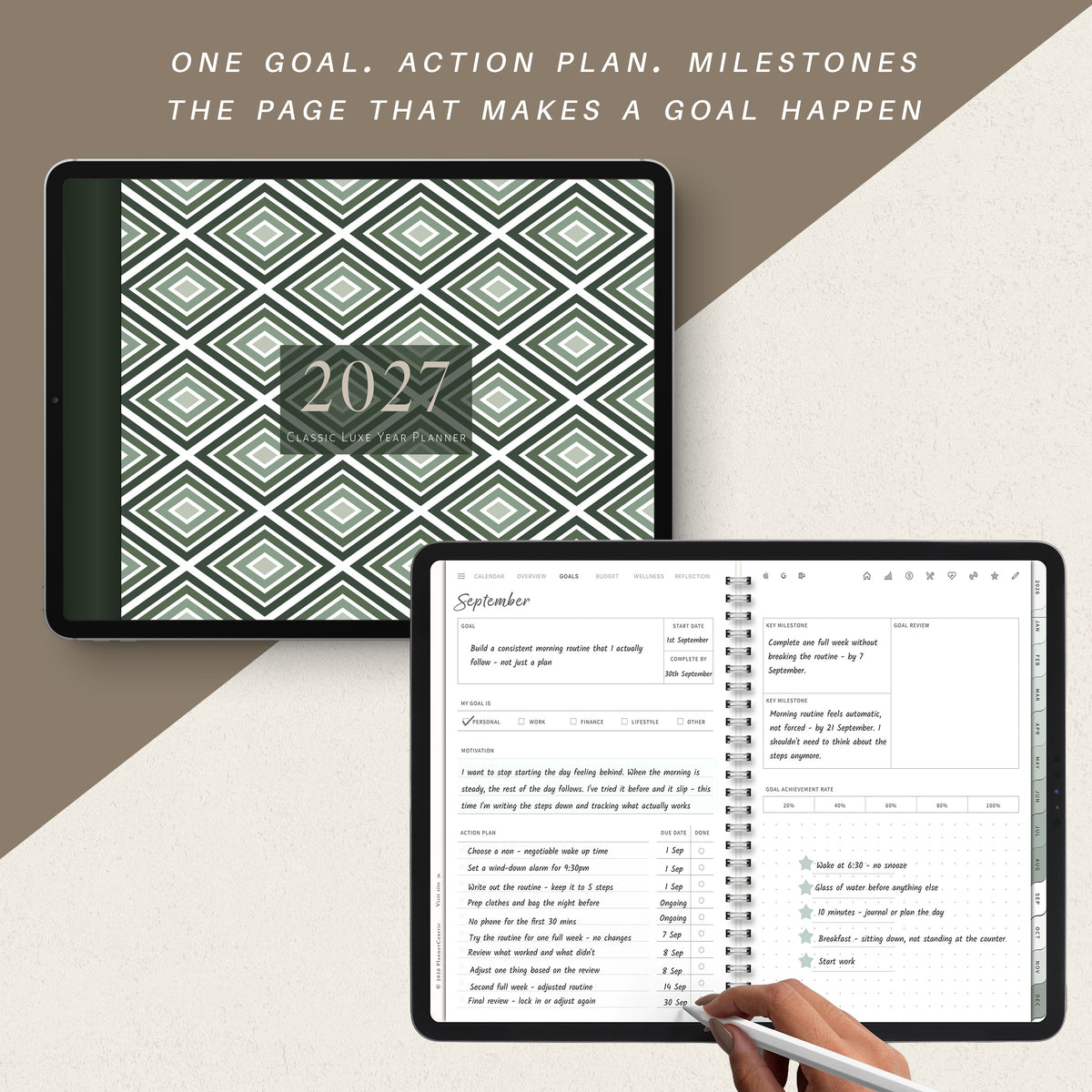 The Classic Luxe Digital Year Planner