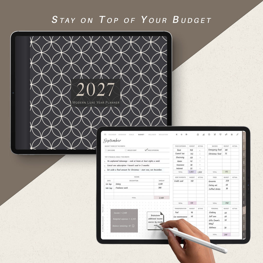 The Modern Luxe Digital Year Planner