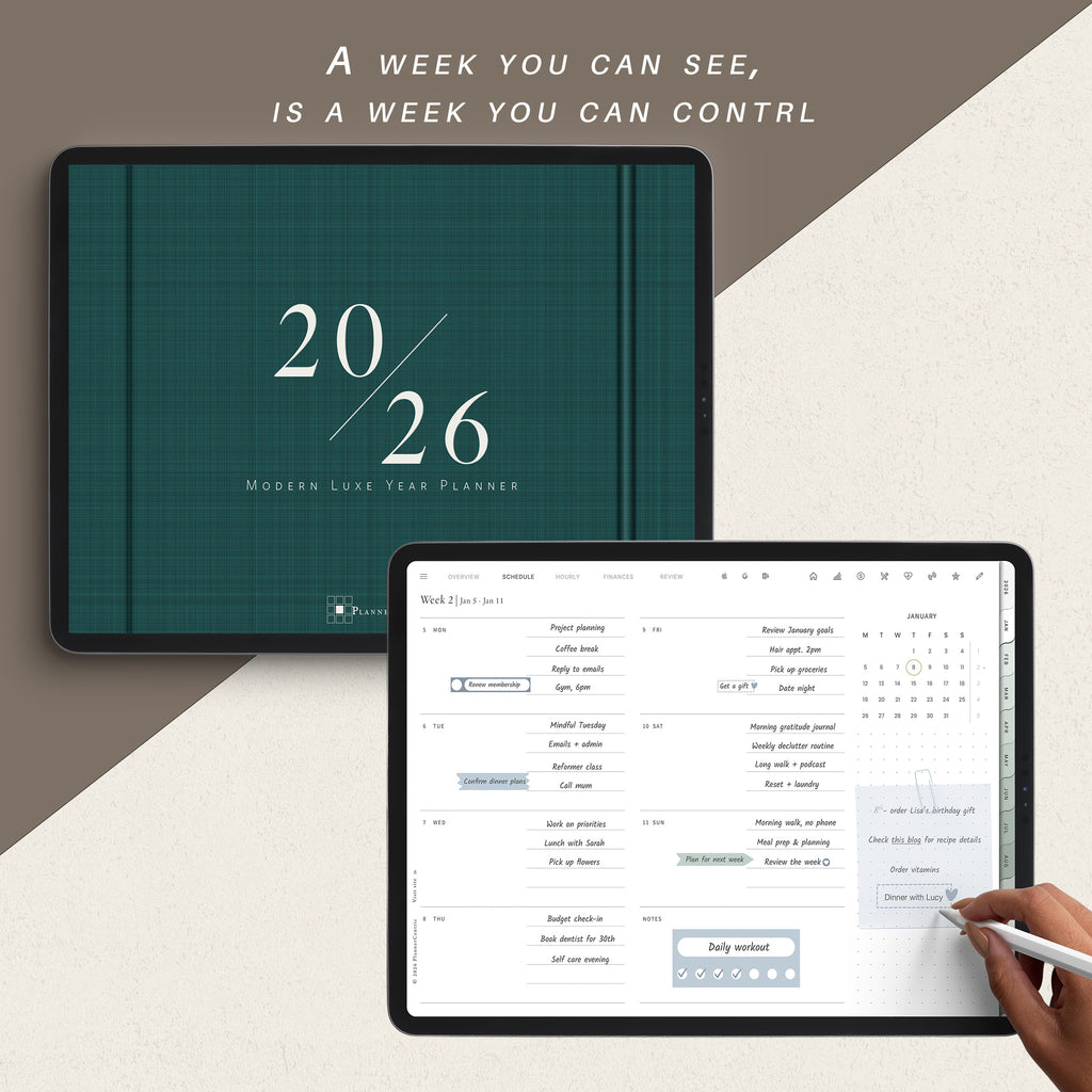 The Modern Luxe Digital Year Planner