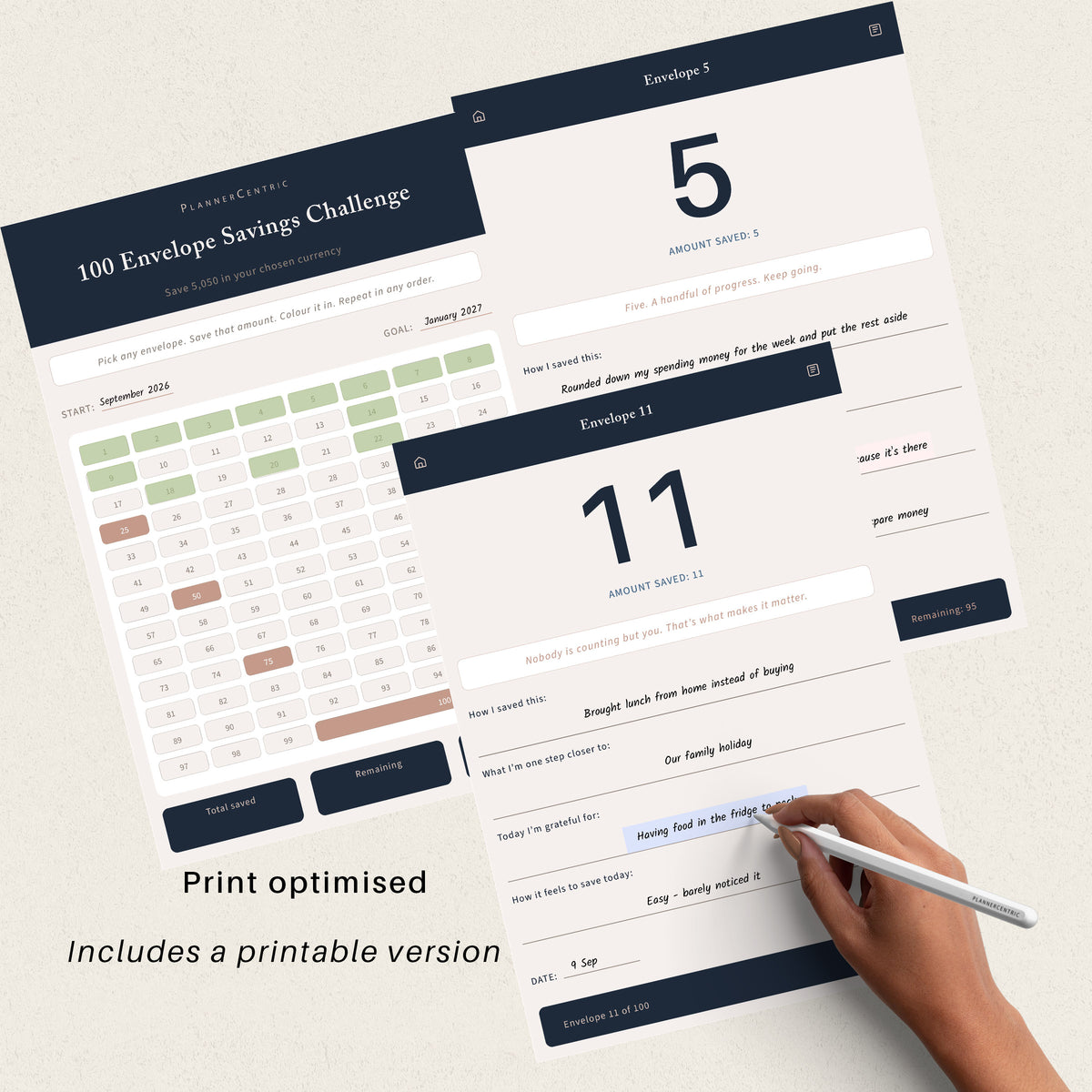 The 100 Envelope Savings Challenge
